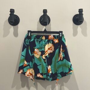 Girls Floral Shorts Size 11-12Y